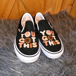 Vans Classic Slip-on Breast Cancer Awareness You Got This womens size 7